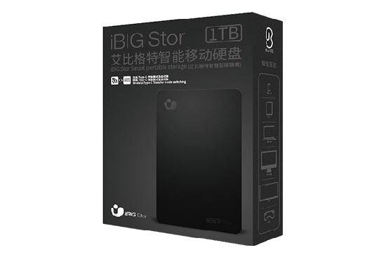 艾比格特IBSL6291 艾比格特 (iBIG Stor)智能移動硬盤 XLBUWH1000101 黑色