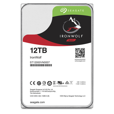 威聯通希捷12TB酷狼Pro(ST12000NE0007)
