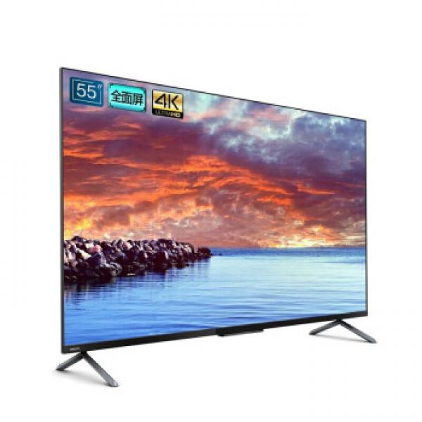 飛利浦（PHILIPS）遠場語音全面屏護眼舒視藍4K運動防抖電視 55英寸55PUF8005/T3