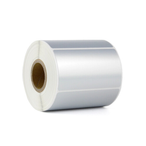 得力 100*50*500 啞銀打印紙 PET PVC 亞銀紙 不干膠亞銀二維碼標簽