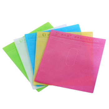 啄木鳥 五色混裝 CD / DVD光盤收納袋 （直徑12CM / 5寸）雙面裝PP光盤袋