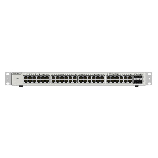 銳捷（Ruijie）三層網管48口千兆交換機RG-NBS5100-48GT4SFP 4個千兆光口 灰色