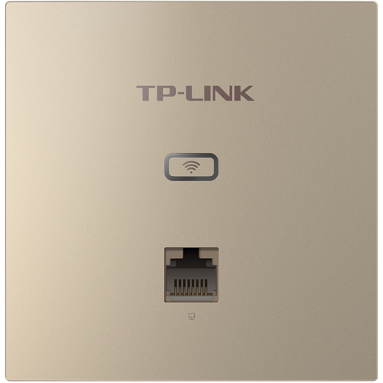 （TP-LINK）TL-AP450I-PoE 薄款米蘭金（方） 450M無線面板式AP