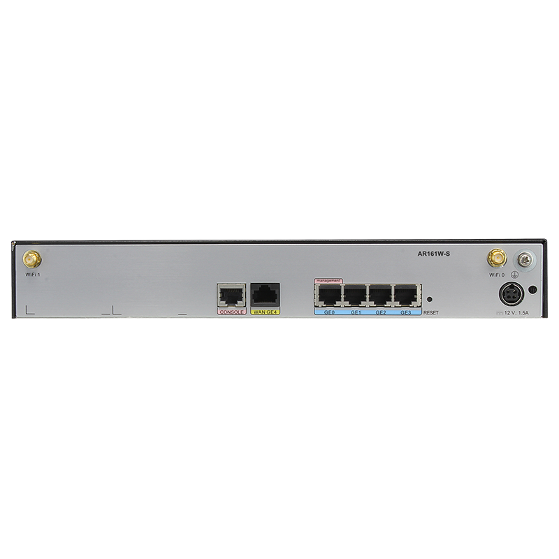 華為（HUAWEI）企業級千兆無線路由器 （1GE WAN,4GE LAN,WIFI 2.4G）VPN/千兆端口-AR161W-S
