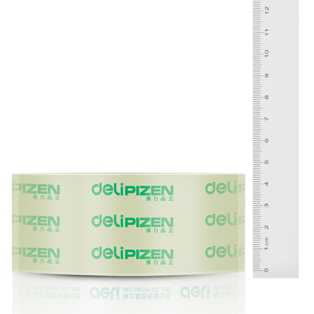 得力(deli)高品質(zhì)高透明封箱膠帶打包膠帶 45mm*60m*50um 6卷/筒