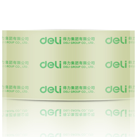 得力(deli)高品質(zhì)高透明封箱膠帶打包膠帶 48mm*40y*50um(36.6m/卷) 1卷裝 辦公用品 30246