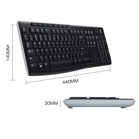 羅技（Logitech）K270 全尺寸 黑色 無線鍵盤