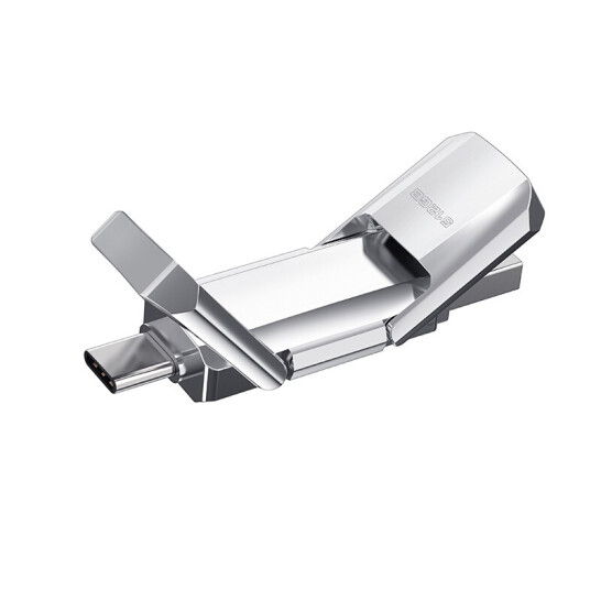 愛國者（aigo）U393  USB3.1 Type-C雙U口 高速固態U盤 讀520MB/s 寫420MB/s 手機U盤 狂飆移動固態硬盤128GB
