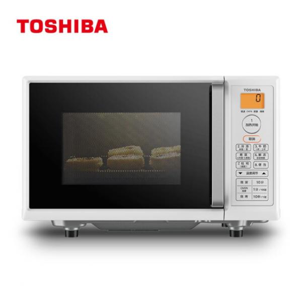 東芝(TOSHIBA)家用智能微波爐 電烤箱 一級能效變頻微烤一體機 ER-T16CNW白色 16升 白色