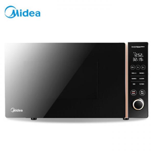 美的（Midea）微波爐烤箱一體機 家用變頻微蒸燒烤光波爐平板 23升機械式加熱M3-L235F 羅馬柱紋理