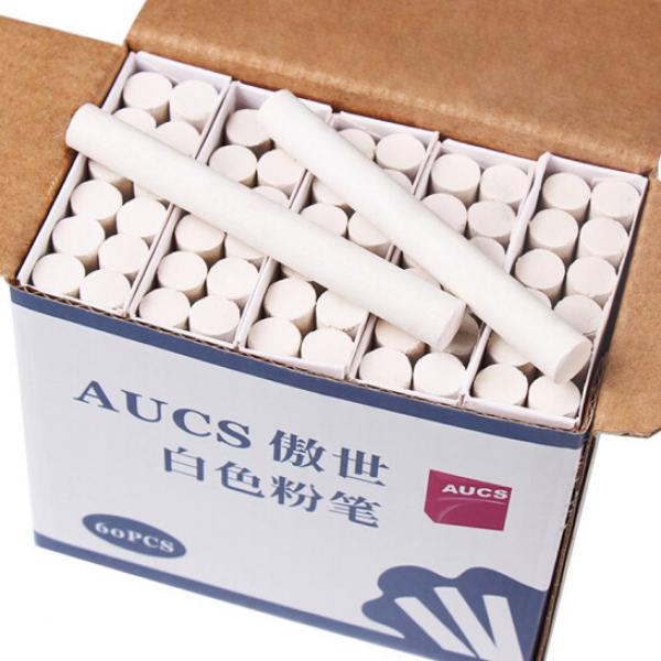 AUCS傲世 白色粉筆兒童涂鴉筆綠板黑板報專用粉筆