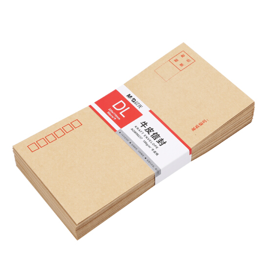 晨光(M&G)文具 5號牛皮紙信封 220*110mm發票袋 單個裝 AGW98237