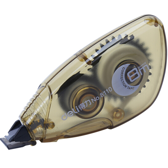 得力(deli)8110 一體護(hù)套修正帶5mm*8m 顏色隨機(jī)