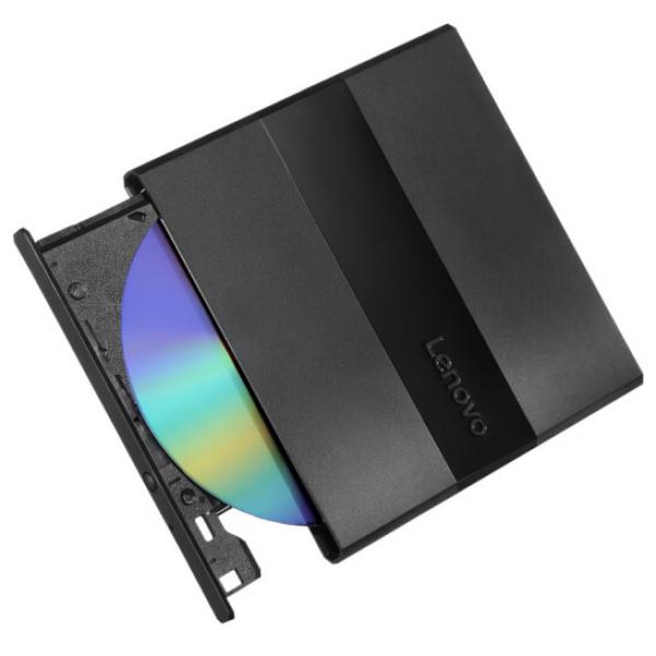 聯(lián)想（Lenovo）8倍速 USB2.0 外置光驅(qū) DVD刻錄機(jī) 移動(dòng)光驅(qū) 黑色(兼容Win7/8/10/XP/蘋果MAC雙系統(tǒng)/DB75-Plus