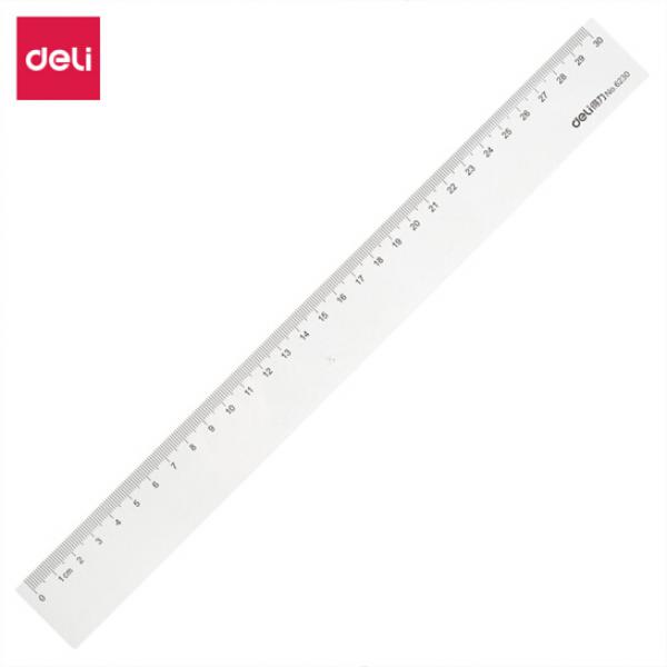  得力(deli)30cm辦公通用直尺 測量繪圖尺子 辦公用品 6230