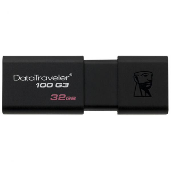 金士頓（Kingston）32GB USB3.0 U盤 DT100G3 黑色