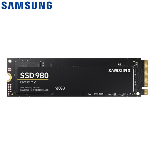 三星（SAMSUNG）500GB SSD固態硬盤 M.2接口(NVMe協議) 980（MZ-V8V500BW）