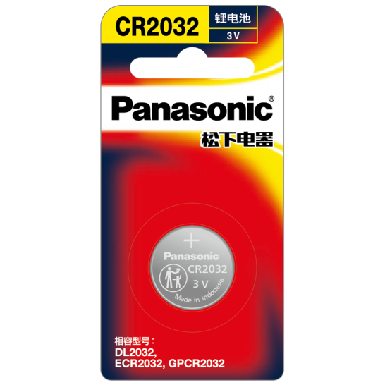 松下（Panasonic）CR2032紐扣電池 3V 1粒