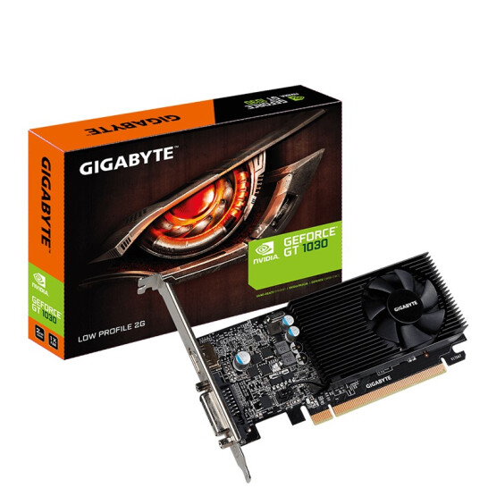 技嘉(GIGABYTE) GT1030系列獨立顯卡 2g ddr4 4K LOL半高刀卡