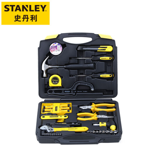 史丹利（Stanley）45件套家用工具箱套裝 多功能手動工具箱 組套工具 五金工具組合套裝MC-045