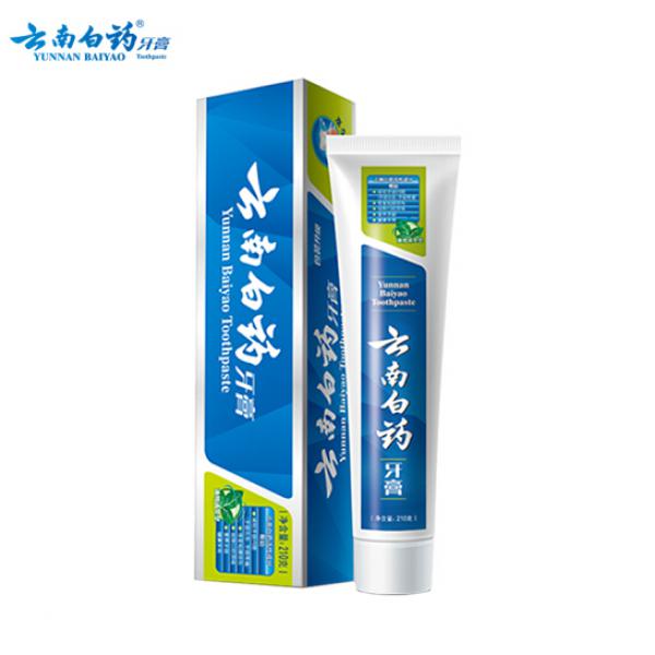 云南白藥 牙膏 210g （薄荷清爽型）新老包裝隨機發貨