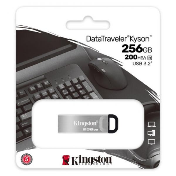 金士頓（Kingston）256GB USB 3.2 Gen 1 U盤 DTKN 金屬外殼 讀速200MB/s