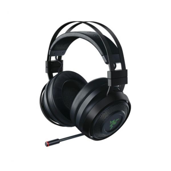 雷蛇（RAZER）影鮫Nari頭戴式7.1聲道THX超感無線電競游戲耳麥 影鮫終級版（幻彩Logo燈+超感振動）