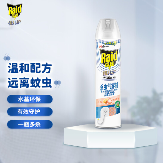 雷達(dá)(Raid) 佳兒護(hù) 殺蟲(chóng)劑噴霧 600ml 柑橘香 