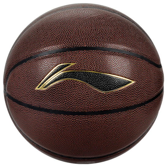 李寧（LI-NING）籃球CBA聯賽指定用球室內外通用比賽7號PU材質籃球 LBQG030-P