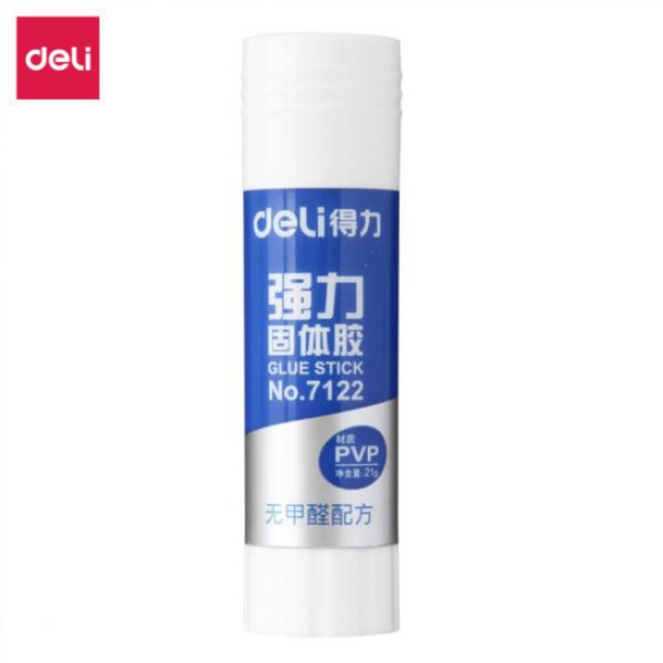 得力(deli)21g強粘性PVP材質固體膠水/膠棒 單只裝7122