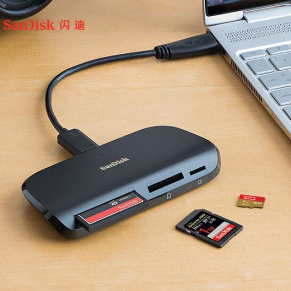 閃迪（SanDisk） 多合一多功能讀卡器 UHS-II Type-C電腦讀卡器SD CF TF卡