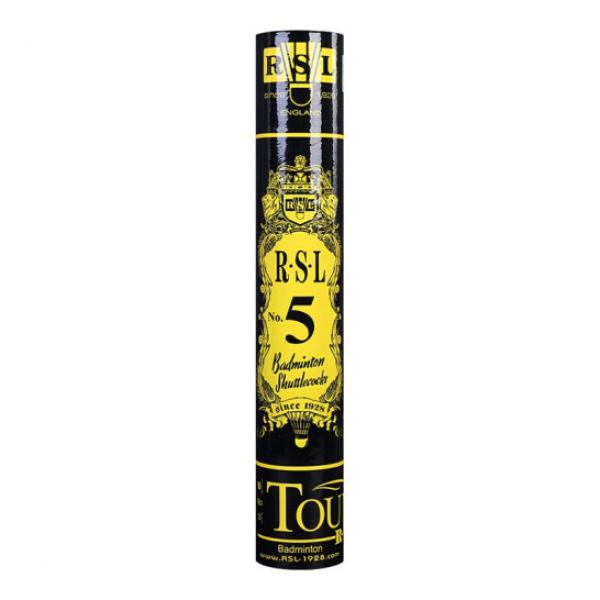 亞獅龍 羽毛球5號鴨毛球12只裝/桶 RSL5號球一箱(50筒裝)
