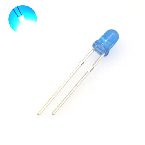 TaoTimeClub LED燈 發光二極管 3MM 圓頭 藍色