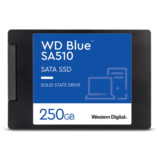 西部數據（WD) 250GB 筆記本臺式機電腦 SSD固態硬盤 SA510 SATA Blue系列
