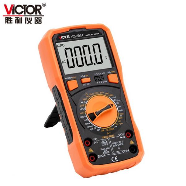 勝利儀器（VICTOR）高精度數字萬用表 全保護電路 火線判斷 20000UF大電容 VC9801A+
