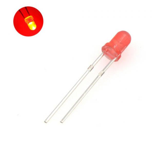 TaoTimeClub LED燈 發光二極管 3MM 圓頭 紅色
