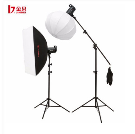 金貝（JINBEI） EFII150 LED補(bǔ)光燈攝影燈 雙燈套裝 燈2 柔光箱2 燈架2