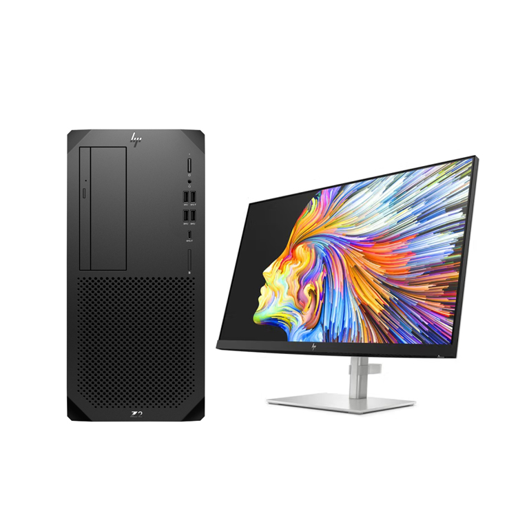 惠普 Z2 Tower G9 Workstation 圖形工作站 i7-12700/16BG NECC/256 SSD+2TB SATA/NVIDIA T1000 4G/28英寸