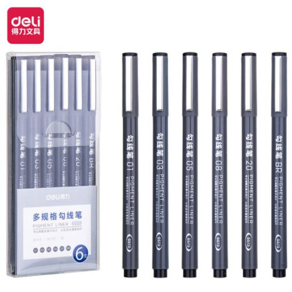 得力(deli) 勾線筆 單支出售 DL-S573