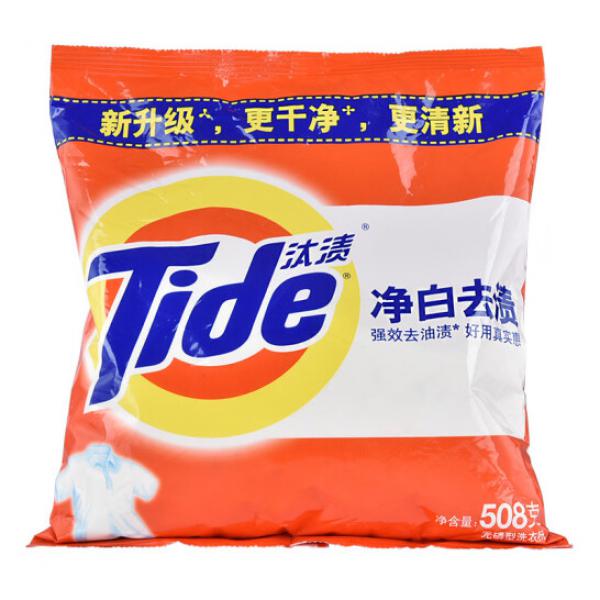 汰漬 凈白去漬洗衣粉508克 檸檬香 6袋裝