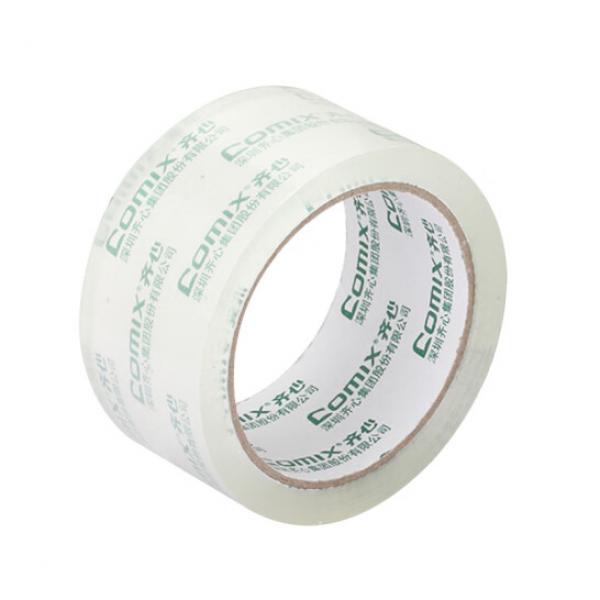 齊心（COMIX） 透明封箱膠帶  寬膠帶 1卷 寬55mm*60y*50um長54.9米/卷 JT5506