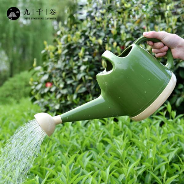 九千谷 大容量灑水壺 4L 綠色 6133