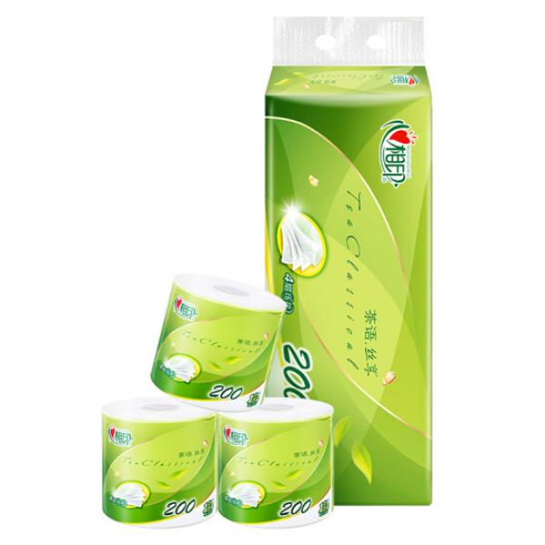 心相印 卷紙 茶語系列 衛(wèi)生紙巾4層200g*10卷