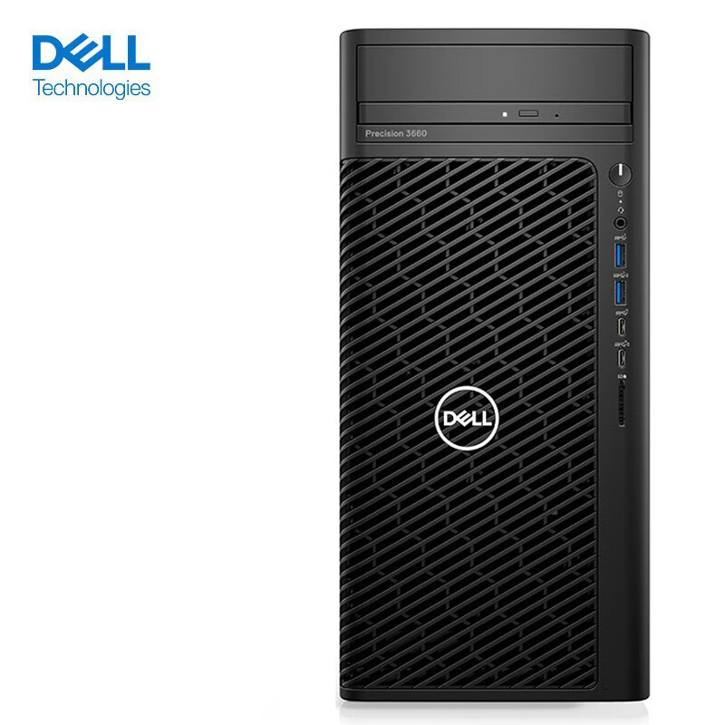 戴爾 Precision 3660 Tower 008 桌面圖形工作站 i9-10900K/64G/1TB固態硬盤+4TB機械硬盤/24G顯存/27英寸顯示器