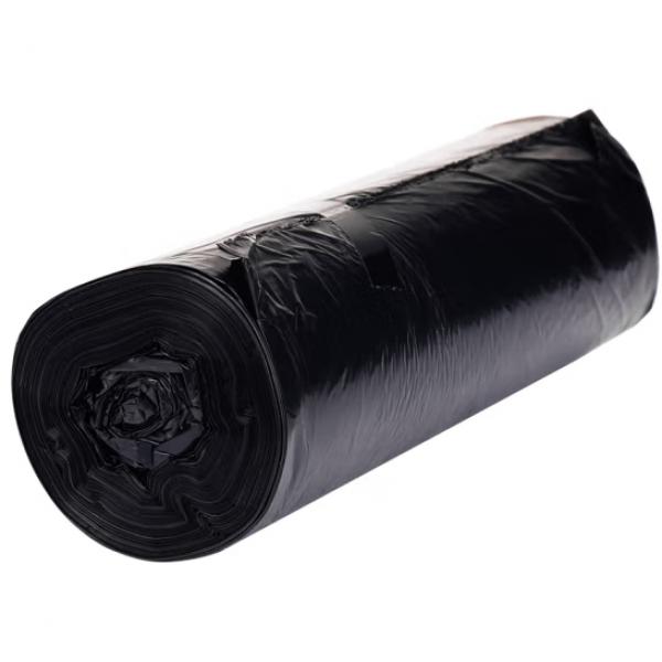 得力(deli)3卷裝 辦公生活垃圾袋50*60cm 辦公用品 黑色 33071