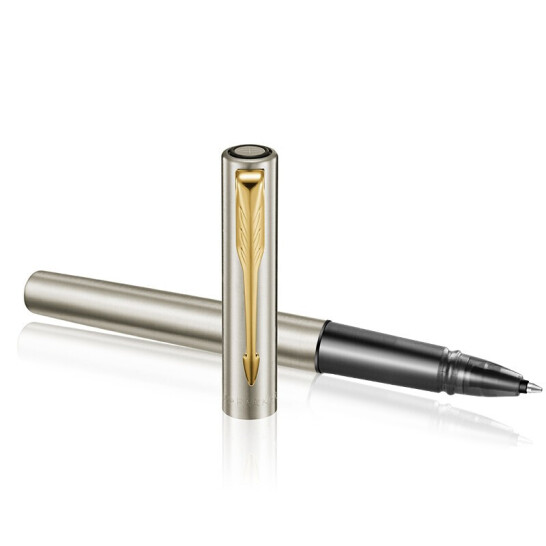 派克（PARKER）簽字筆 威雅XL入門款鋼桿金夾寶珠筆