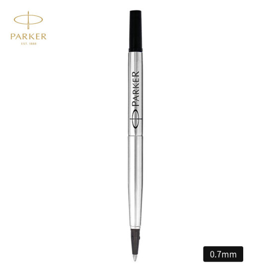 派克（PARKER）簽字筆寶珠筆芯 配件系列黑色0.7mm 單支裝