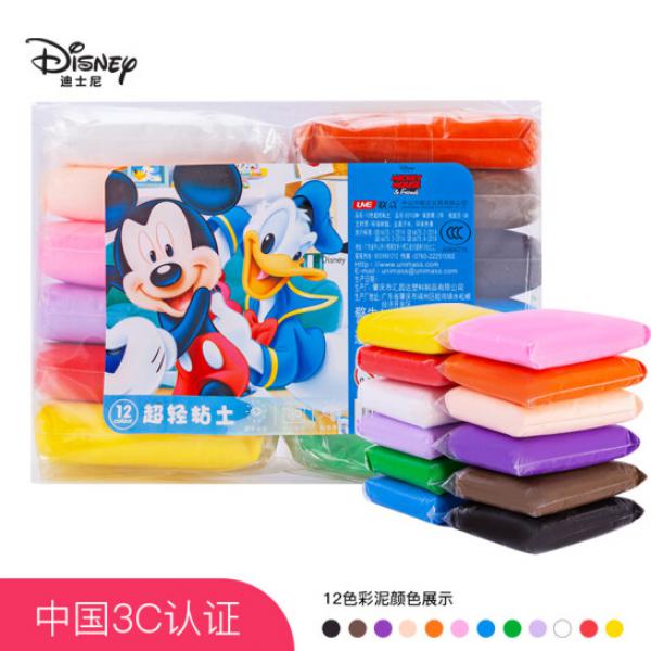 迪士尼(Disney) 12色超輕粘土 米奇 E0152M1