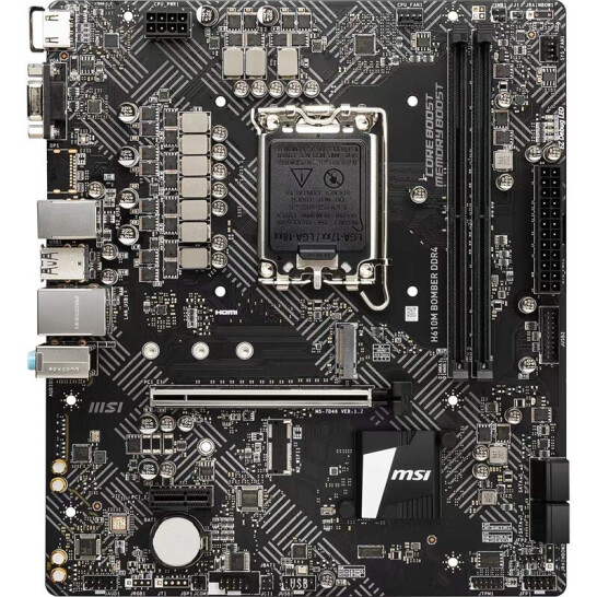 英特爾（Intel）12代I5 主板CPU套裝 主板套裝 微星H610M BOMBER爆破彈 i5 12490F