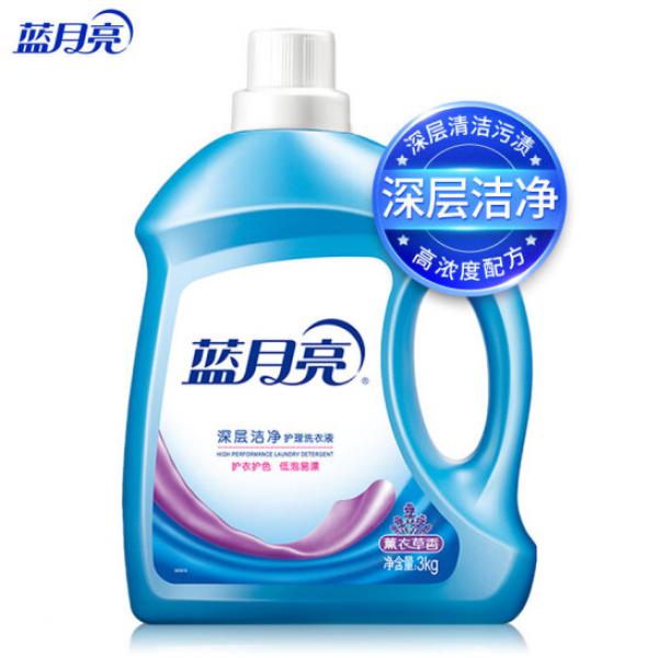 藍月亮 深層潔凈護理洗衣液（薰衣草香）3kg/瓶